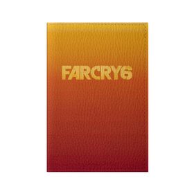 Обложка для паспорта матовая кожа с принтом FarCry6 в Санкт-Петербурге, натуральная матовая кожа | размер 19,3 х 13,7 см; прозрачные пластиковые крепления | crytek | ubisoft | революция | яра