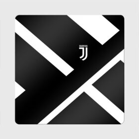 Магнит виниловый Квадрат с принтом JUVENTUS / ЮВЕНТУС в Санкт-Петербурге, полимерный материал с магнитным слоем | размер 9*9 см, закругленные углы | black white | cr7 | fc juventus | football | juve | juventus | ronaldo | sport | бык | роналдо | роналду | спорт | футбол | чёрно белый | ювентус