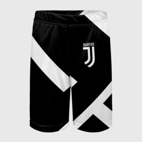 Детские спортивные шорты 3D с принтом JUVENTUS / ЮВЕНТУС в Санкт-Петербурге,  100% полиэстер
 | пояс оформлен широкой мягкой резинкой, ткань тянется
 | black white | cr7 | fc juventus | football | juve | juventus | ronaldo | sport | бык | роналдо | роналду | спорт | футбол | чёрно белый | ювентус