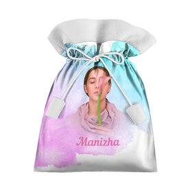 Подарочный 3D мешок с принтом Манижа  Manizha в Санкт-Петербурге, 100% полиэстер | Размер: 29*39 см | Тематика изображения на принте: manizha | далеровна | душанбе | евровидение | евровидение 2021 | манижа | певица | таджикистан | хамраева
