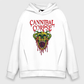 Мужское худи Oversize хлопок с принтом Cannibal Corpse Труп Каннибала (Z) в Санкт-Петербурге, френч-терри — 70% хлопок, 30% полиэстер. Мягкий теплый начес внутри —100% хлопок | боковые карманы, эластичные манжеты и нижняя кромка, капюшон на магнитной кнопке | Тематика изображения на принте: cannibal | cannibal corpse | corpse | death metal | deathgrind | demon | devil | алекс уэбстер | брутальный дэт метал | демон | дэт метал | дэтграйнд | пол мазуркевич | роб барретт | труп каннибала | череп