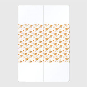 Магнитный плакат 2Х3 с принтом Крутая Шиба-Ину в Санкт-Петербурге, Полимерный материал с магнитным слоем | 6 деталей размером 9*9 см | ину | конфета | лапа | леденец | отпечаток | сладости | собаки | торт | тортик | хатико | шиба | японская