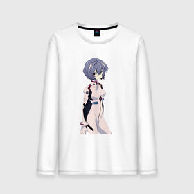 Мужской лонгслив хлопок с принтом Ayanami Rei в Санкт-Петербурге, 100% хлопок |  | anime | evangelion | manga | аниме | аска | девушка | ева 20 | евангелион | манга