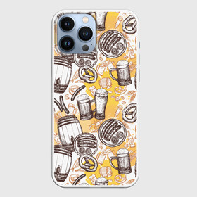 Чехол для iPhone 13 Pro Max с принтом Пиво   Beer в Санкт-Петербурге,  |  | barrel | beer | dark | foam | keg | light | mug | non alcoholic | oktoberfest | sausages | unfiltered | velvet | бархатное | бокал | бочка | кега | кружка | нефильтрованное | октоберфест | пенное | светлое | сосиски | темно