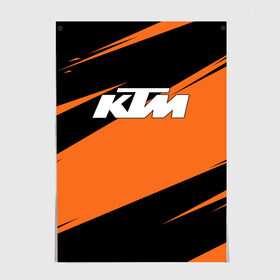 Постер с принтом KTM | КТМ в Санкт-Петербурге, 100% бумага
 | бумага, плотность 150 мг. Матовая, но за счет высокого коэффициента гладкости имеет небольшой блеск и дает на свету блики, но в отличии от глянцевой бумаги не покрыта лаком | enduro | ktm | moto | moto sport | motocycle | orange | sportmotorcycle | ктм | мото | мото спорт | мотоспорт | оранжевый | спорт мото