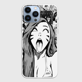 Чехол для iPhone 13 Pro Max с принтом Belle Delphine Ahegao в Санкт-Петербурге,  |  | ahegao | anime | belle delphine | аниме | ахегао | ахэгао | бель дельфин | девушка | лицо | сенпай | язык