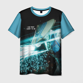 Мужская футболка 3D+ с принтом RAIDEN в Санкт-Петербурге, 100% микрофибра | круглый вырез горловины, длина до линии бедер | kitana | mortal kombat | raiden | scorpion | shaokahn | sonia | subzero | vdgerir | китана | мортал комбат | райден | саб зиро | скорпион | чао хан