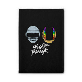 Обложка для автодокументов с принтом Daft Punk в Санкт-Петербурге, натуральная кожа |  размер 19,9*13 см; внутри 4 больших “конверта” для документов и один маленький отдел — туда идеально встанут права | daft punk | дафт панк | дафт панк арт | дафт панк шлемы | электронная музыка