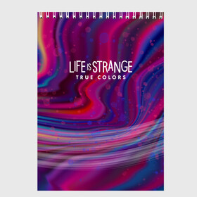 Скетчбук с принтом Life is Strange True Colors в Санкт-Петербурге, 100% бумага
 | 48 листов, плотность листов — 100 г/м2, плотность картонной обложки — 250 г/м2. Листы скреплены сверху удобной пружинной спиралью | amberprice | art | chloeprice | chris | colors | daniel | danieldiaz | is | life | lifeisstrange | lifeisstrange3 | lifeisstrangebeforethestorm | lifeisstrangegame | lis | lis3 | maxcaulfield | pricefield | rachelamber | sean | seandiaz | strange