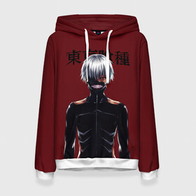 Женская толстовка 3D с принтом Канеки Кен Kaneki Ken в Санкт-Петербурге, 100% полиэстер  | двухслойный капюшон со шнурком для регулировки, мягкие манжеты на рукавах и по низу толстовки, спереди карман-кенгуру с мягким внутренним слоем. | anime | kaneki ken | tokyo ghoul | tokyo ghoul: re | аниме | анимэ | гули | джузо сузуя | канеки кен | кузен йошимура | наки | нишики нишио | ре | ренджи йомо | ризе камиширо | токийский гуль | тоука киришима | ута