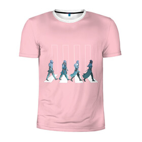Мужская футболка 3D спортивная с принтом Dark souls x Beatles в Санкт-Петербурге, 100% полиэстер с улучшенными характеристиками | приталенный силуэт, круглая горловина, широкие плечи, сужается к линии бедра | dark souls | lfhr cjekc | вфкл ыщгды | дарк соулс | темная душа | черная душа
