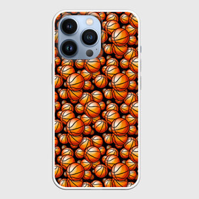 Чехол для iPhone 13 Pro с принтом Баскетбольные Мячи в Санкт-Петербурге,  |  | ball | basketball | championship | chicago bulls | club | competition | game | league | michael jordan | nba | new york | sport | team | tournament | баскетбол | игра | клуб | майкл джордан | мяч | нба | соревнования | спорт | турнир | чемпионат