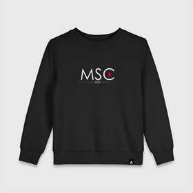 Детский свитшот хлопок с принтом MSCside collection | MSC (2021) в Санкт-Петербурге, 100% хлопок | круглый вырез горловины, эластичные манжеты, пояс и воротник | 0x000000123 | moscow | moscow side | mscside | москва