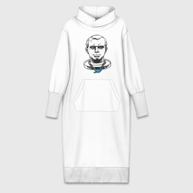 Платье удлиненное хлопок с принтом Гагарин в Санкт-Петербурге,  |  | бабрбук | байкал | гагарин