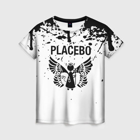 Женская футболка 3D с принтом placebo в Санкт-Петербурге, 100% полиэфир ( синтетическое хлопкоподобное полотно) | прямой крой, круглый вырез горловины, длина до линии бедер | black eyed | black market music | every you every me | nancy boy | placebo | placebo interview | placebo live | placebo nancy | pure morning | running up that hill | special k | taste in men | where is my mind | without you i’m nothing