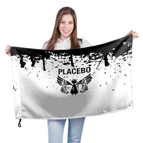 Флаг 3D с принтом placebo в Санкт-Петербурге, 100% полиэстер | плотность ткани — 95 г/м2, размер — 67 х 109 см. Принт наносится с одной стороны | Тематика изображения на принте: black eyed | black market music | every you every me | nancy boy | placebo | placebo interview | placebo live | placebo nancy | pure morning | running up that hill | special k | taste in men | where is my mind | without you i’m nothing