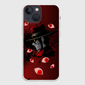 Чехол для iPhone 13 mini с принтом Хеллсинг Hellsing в Санкт-Петербурге,  |  | alucard | crazy | devil | eyes | hellsing | horror | human | red | smile | алукард | аниме глаза | аниме персонажи | вампир | герои аниме | глаза | демон | дьявол | злой | зрачки | манга | нечисть | смех | улыбка | хеллсинг | хельсинг