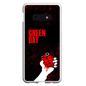 Чехол для Samsung S10E с принтом green day в Санкт-Петербурге, Силикон | Область печати: задняя сторона чехла, без боковых панелей | american idiot | boulevard of broke | day | green | green day | green day hits | green day lyrics | green day mix | green day music video | green day official | green day songs | green day videos | greenday | music | music video | official | warner record