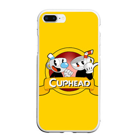 Чехол для iPhone 7Plus/8 Plus матовый с принтом CUPHEAD КАПХЕД в Санкт-Петербурге, Силикон | Область печати: задняя сторона чехла, без боковых панелей | cuphead | боссы | игра | капхед