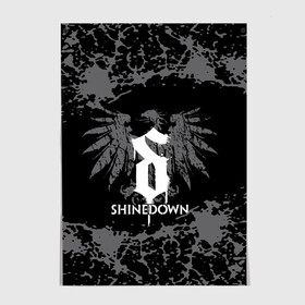 Постер с принтом shinedown в Санкт-Петербурге, 100% бумага
 | бумага, плотность 150 мг. Матовая, но за счет высокого коэффициента гладкости имеет небольшой блеск и дает на свету блики, но в отличии от глянцевой бумаги не покрыта лаком | 45 shinedown | atlantic | atlantic records | brent smith | cut the cord | get up shinedown | music video | official video | rock | shinedown | shinedown (musical group) | shinedown devil | sound of madness | state of my head | zach myers