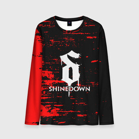 Мужской лонгслив 3D с принтом shinedown в Санкт-Петербурге, 100% полиэстер | длинные рукава, круглый вырез горловины, полуприлегающий силуэт | 45 shinedown | atlantic | atlantic records | brent smith | cut the cord | get up shinedown | music video | official video | rock | shinedown | shinedown (musical group) | shinedown devil | sound of madness | state of my head | zach myers