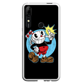 Чехол для Honor P Smart Z с принтом CUPHEAD КАПХЕД в Санкт-Петербурге, Силикон | Область печати: задняя сторона чехла, без боковых панелей | art | cartoon | cup | cuphead | devil | dice | game | king | mugman | the | арт | бос | босс | голова | демон | дьявол | игра | капхед | магмен | мультик | мультфильм | платформер | чаша | чашка | человек | черт