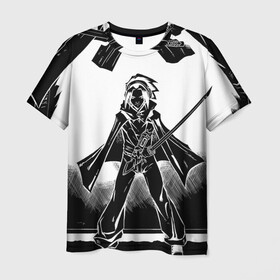 Мужская футболка 3D с принтом Шаман Кинг в Санкт-Петербурге, 100% полиэфир | прямой крой, круглый вырез горловины, длина до линии бедер | anime | manga | shaman king | аниме | король шаманов | манга | шамаг кинг