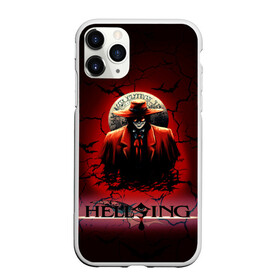 Чехол для iPhone 11 Pro матовый с принтом HELLSING SSS в Санкт-Петербурге, Силикон |  | bats | cracked | hellsing film | hellsing lettering | hellsing print | helsing | red | van hellsing | ван хельсинг | красный | летучие мыши | надпись хельсинг | принт хельсинг | трещены | фильм хельсинг | хельсинг