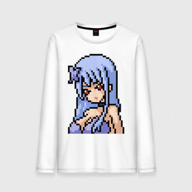 Мужской лонгслив хлопок с принтом Pixel art anime girl в Санкт-Петербурге, 100% хлопок |  | anime | art | girl | manga | pixel | аниме | арт | девушка | манга | пиксель