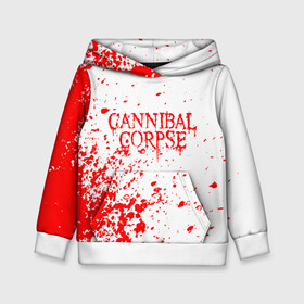 Детская толстовка 3D с принтом cannibal corpse в Санкт-Петербурге, 100% полиэстер | двухслойный капюшон со шнурком для регулировки, мягкие манжеты на рукавах и по низу толстовки, спереди карман-кенгуру с мягким внутренним слоем | cannibal | cannibal corpse | cannibal corpse butchered at birth | cannibal corpse eaten back to life | cannibal corpse hammer smashed face | corpse | death metal | металл | пластинки с металлическим лезвием | рок | труп каннибала