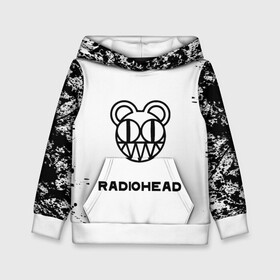 Детская толстовка 3D с принтом radiohead в Санкт-Петербурге, 100% полиэстер | двухслойный капюшон со шнурком для регулировки, мягкие манжеты на рукавах и по низу толстовки, спереди карман-кенгуру с мягким внутренним слоем | Тематика изображения на принте: colin greenwood | dead air space | ed o’brien | eob | greenwood brothers | jnny | jonny and thom | jonny greenwood | nigel godrich | phil selway | radio head | radiohead | selway | thm yrk | tom yorke | xl | xl recordings | джонни гринвуд | колин гринвуд 