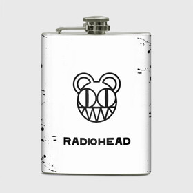 Фляга с принтом radiohead в Санкт-Петербурге, металлический корпус | емкость 0,22 л, размер 125 х 94 мм. Виниловая наклейка запечатывается полностью | colin greenwood | dead air space | ed o’brien | eob | greenwood brothers | jnny | jonny and thom | jonny greenwood | nigel godrich | phil selway | radio head | radiohead | selway | thm yrk | tom yorke | xl | xl recordings | джонни гринвуд | колин гринвуд 