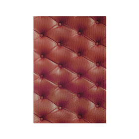 Обложка для паспорта матовая кожа с принтом Диванчик в Санкт-Петербурге, натуральная матовая кожа | размер 19,3 х 13,7 см; прозрачные пластиковые крепления | диванная обивка | кожа | обивка из кожи | текстура