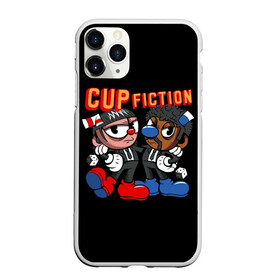 Чехол для iPhone 11 Pro Max матовый с принтом CUP FICTION в Санкт-Петербурге, Силикон |  | art | cartoon | cup | cuphead | devil | dice | fiction | game | king | mugman | pulp | the | арт | бос | босс | голова | демон | дьявол | игра | капхед | криминальное | магмен | мультик | мультфильм | платформер | чаша | чашка | человек | черт 