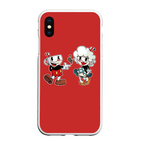 Чехол для iPhone XS Max матовый с принтом CUPHEAD в Санкт-Петербурге, Силикон | Область печати: задняя сторона чехла, без боковых панелей | Тематика изображения на принте: art | cartoon | cup | cuphead | devil | dice | game | king | love | lovers | mugman | the | арт | бос | босс | голова | демон | дьявол | игра | капхед | любовь | магмен | мультик | мультфильм | платформер | чаша | чашка | человек | черт