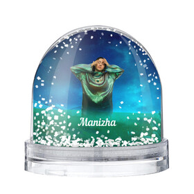 Снежный шар с принтом Манижа  Manizha в Санкт-Петербурге, Пластик | Изображение внутри шара печатается на глянцевой фотобумаге с двух сторон | manizha | далеровна | душанбе | евровидение | евровидение 2021 | манижа | певица | таджикистан | хамраева