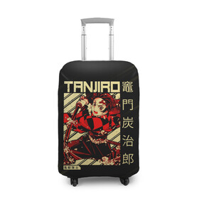 Чехол для чемодана 3D с принтом Tanjirou Kimetsu no Yaiba в Санкт-Петербурге, 86% полиэфир, 14% спандекс | двустороннее нанесение принта, прорези для ручек и колес | demon slayer | kamado | kimetsu no yaiba | nezuko | tanjiro | аниме | гию томиока | зеницу агацума | иноске хашибира | камадо | клинок | корзинная девочка | манга | музан кибуцуджи | незуко | рассекающий демонов | танджиро