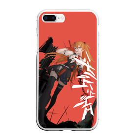 Чехол для iPhone 7Plus/8 Plus матовый с принтом Evangelion Asuka Langley в Санкт-Петербурге, Силикон | Область печати: задняя сторона чехла, без боковых панелей | eva | eva 00 | eva 01 | eva 02 | rei | rei ayanami | shinji ikari | аска | ева | ева 02 | евангелион