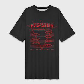 Платье-футболка 3D с принтом Evangelion Neon Genesis в Санкт-Петербурге,  |  | eva | eva 00 | eva 01 | eva 02 | evangelion | rei | rei ayanami | shinji ikari | аска | ева | ева 02 | евангелион