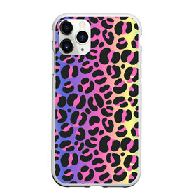 Чехол для iPhone 11 Pro матовый с принтом Neon Leopard Pattern в Санкт-Петербурге, Силикон |  | Тематика изображения на принте: africa | afrika | gradient | summer | tropical | африка | африканский узор | градиент | леопард | леопардовый узор | лето | неон | неоновое свечение | паттерт | пятна | разные цвета | саванна | тропики | тропический узор