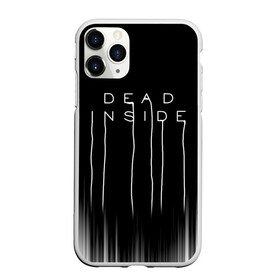 Чехол для iPhone 11 Pro матовый с принтом DEAD INSIDE | DEATH STRANDING в Санкт-Петербурге, Силикон |  | dead inside | dont open | гуль | дед инсайт | дединсайт | дэд инсайт | дэдинсайт | интроверт | кен канеки | мертв внутри | мертвый внутри