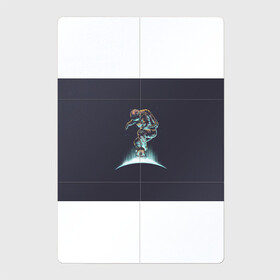 Магнитный плакат 2Х3 с принтом Космонавт на скейтборде в Санкт-Петербурге, Полимерный материал с магнитным слоем | 6 деталей размером 9*9 см | астронавт | блеск | космонавт | космос | млечныйпуть | сияние | скейтборд