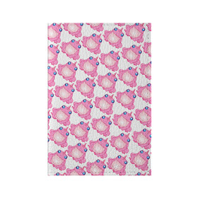 Обложка для паспорта матовая кожа с принтом Сказочная розовая лягушка в Санкт-Петербурге, натуральная матовая кожа | размер 19,3 х 13,7 см; прозрачные пластиковые крепления | единорог | животное | лягушка | персонаж | сказка