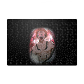 Пазл магнитный 126 элементов с принтом МАГИЧЕСКАЯ БИТВА | SUKUNA в Санкт-Петербурге, полимерный материал с магнитным слоем | 126 деталей, размер изделия —  180*270 мм | anime | japan | japanese | jujutsu | jujutsu kaisen | kaisen | sukuna | tattoo | аниме | двуликий призрак | иероглифы | инумаки | итадори | итадори юдзи | магическая битва | нобара | панда | рёмен | рёмен сукуна | сатору | сукуна