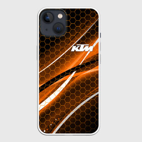 Чехол для iPhone 13 с принтом KTM | КТМ в Санкт-Петербурге,  |  | enduro | ktm | moto | moto sport | motocycle | orange | sportmotorcycle | ктм | мото | мото спорт | мотоспорт | оранжевый | спорт мото