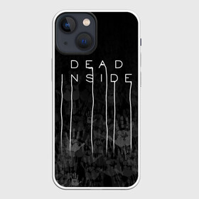 Чехол для iPhone 13 mini с принтом DEAD INSIDE | DEATH STRANDING в Санкт-Петербурге,  |  | dead inside | dont open | гуль | дед инсайт | дединсайт | дэд инсайт | дэдинсайт | интроверт | кен канеки | мертв внутри | мертвый внутри