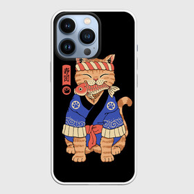 Чехол для iPhone 13 Pro с принтом Суши Мастер в Санкт-Петербурге,  |  | cat | cats | japan | master | ninja | samurai | sushi | yakuza | катана | кот | котенок | коты | котэ | котята | кошка | мастер | ниндзя | самурай | суши | якудза | япония