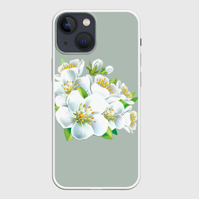 Чехол для iPhone 13 mini с принтом Весна в Санкт-Петербурге,  |  | лепестки | распустились | цветение | цветы | яблоня