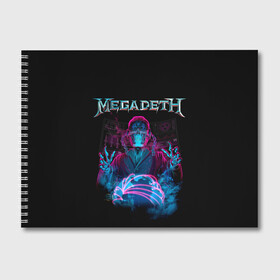 Альбом для рисования с принтом MEGADETH в Санкт-Петербурге, 100% бумага
 | матовая бумага, плотность 200 мг. | grange | hardcore | megadeth | metal | music | punk | rock | trash | usa | мастейн | мегадес | метал | музыка | панк | рок | трэш