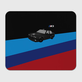 Коврик для мышки прямоугольный с принтом BMW M3 в Санкт-Петербурге, натуральный каучук | размер 230 х 185 мм; запечатка лицевой стороны | bmw | m3 | авто | бмв | бумер | спорт